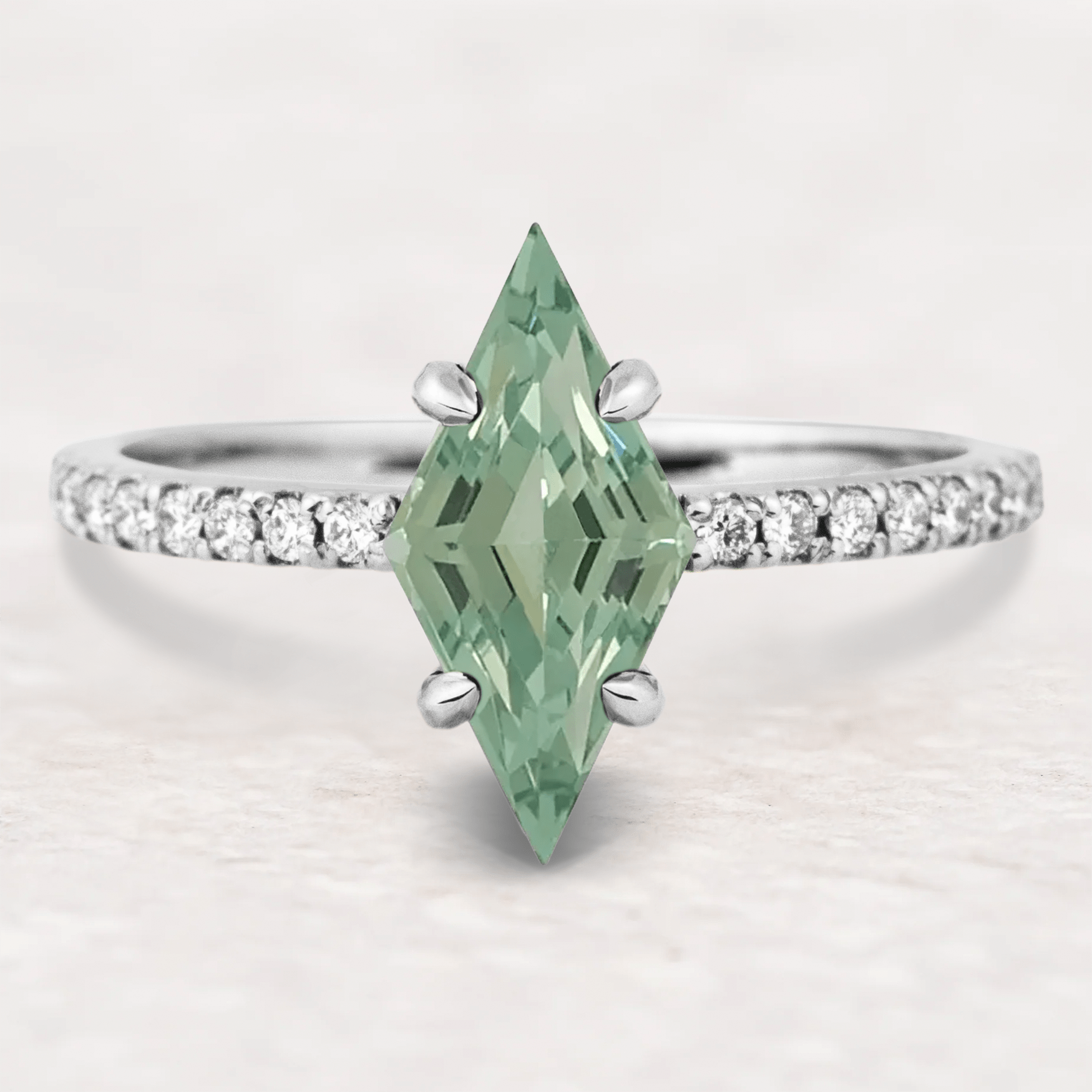 2.05ct Green Sapphire Astra – Digby & Iona